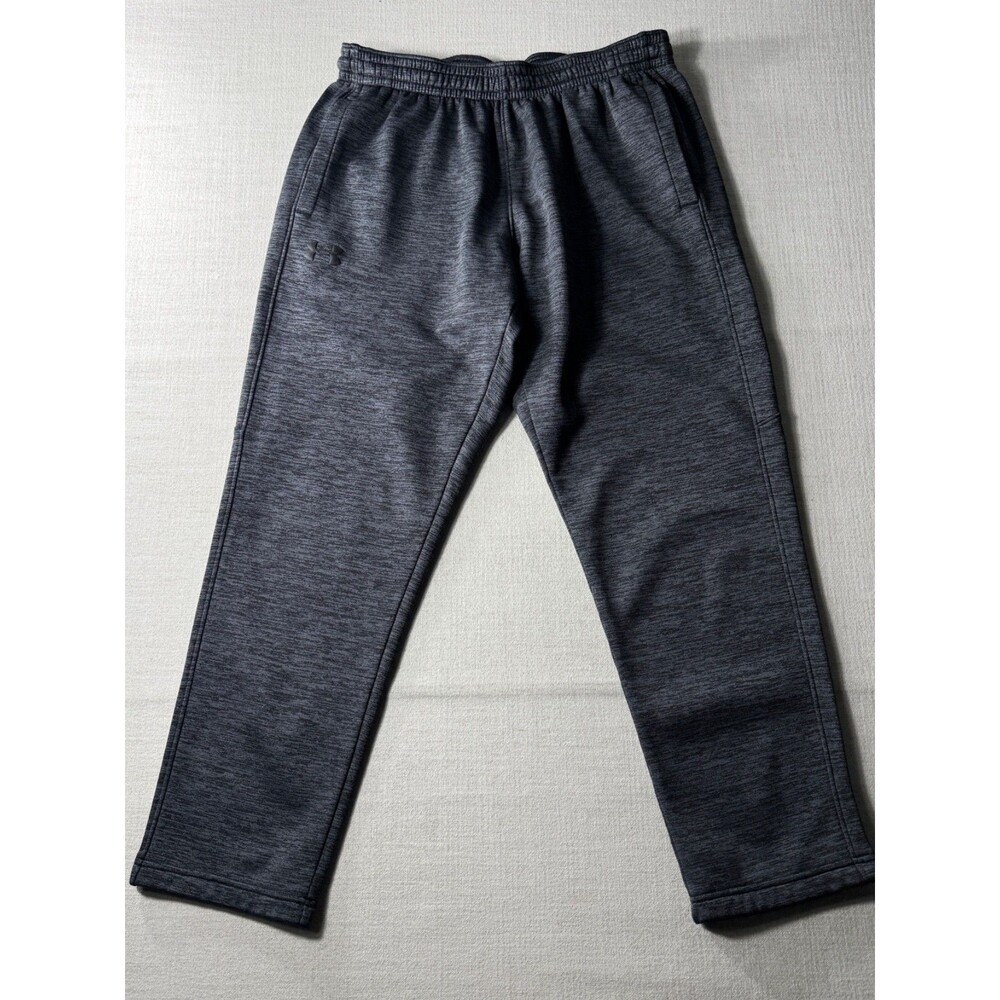 Under Armour Men’s Performance Sweatpants Grey Large Straight Leg Loose Fit